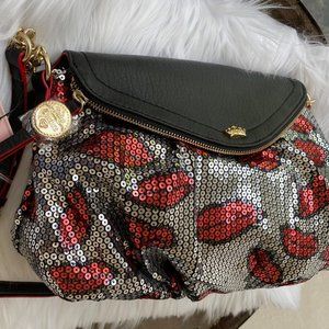 Juicy Couture sequin lip purse